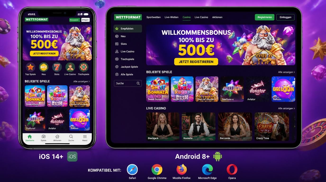 iOS- und Android-Geräte mit Systemvoraussetzungen